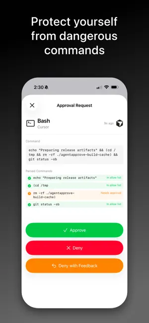 Agent Approve screenshot 3