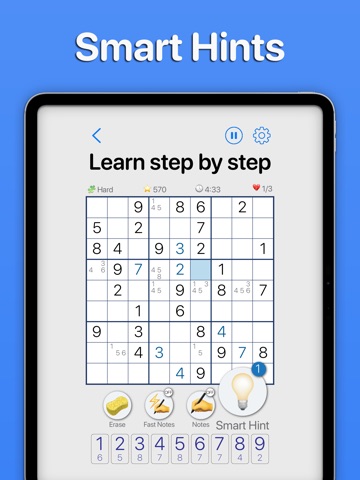 Sudoku No Pop-up Ads iPad screenshot