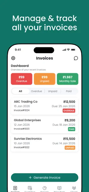 Invoice Simple - Estimate App screenshot 2