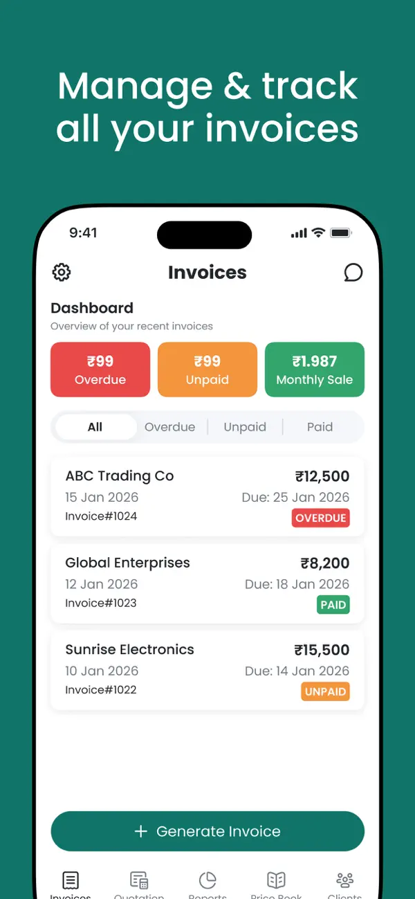 Screenshot #2 pour Facture Simple - Devis App