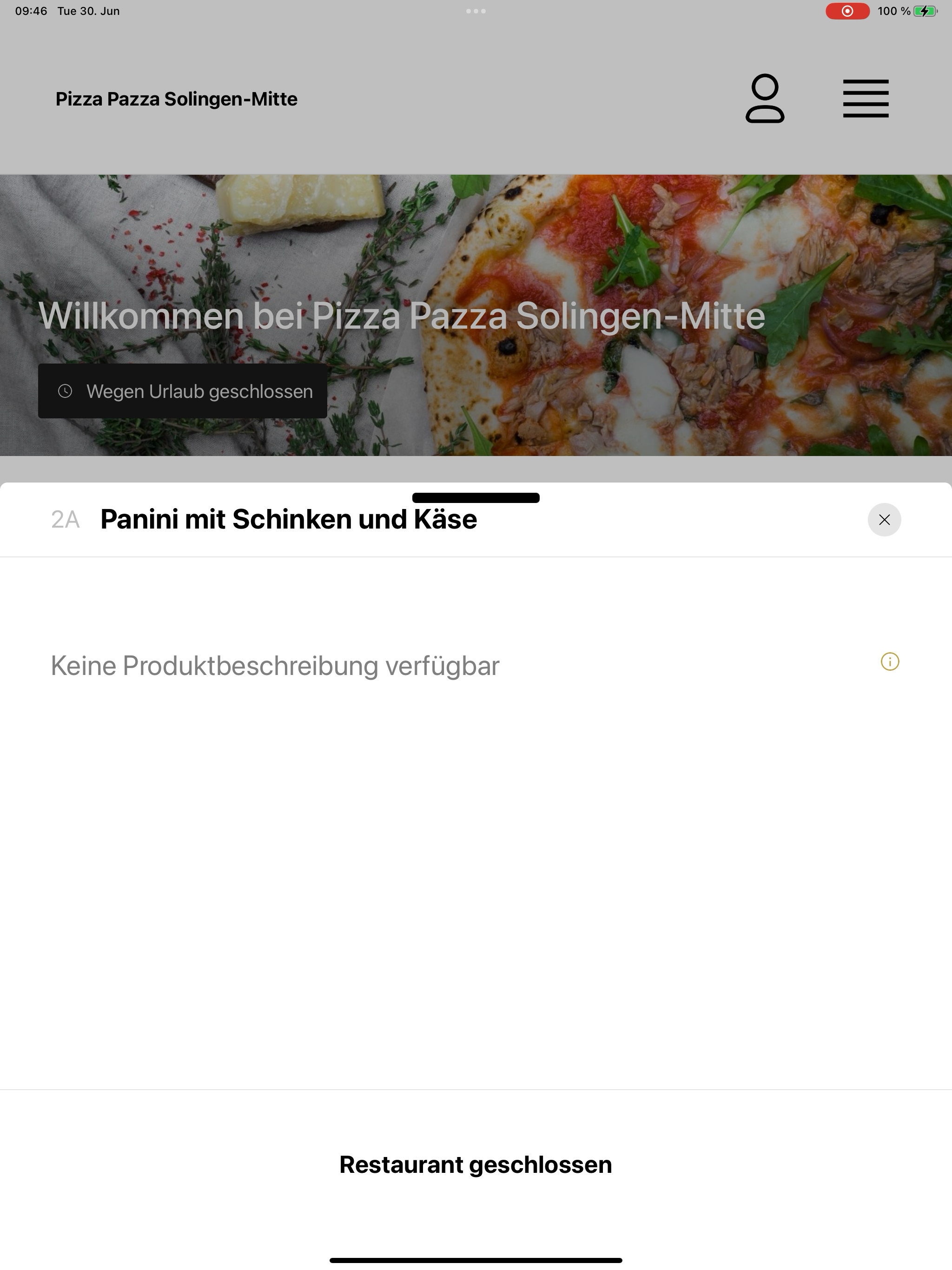 Pizza Pazza Solingen-Mitte