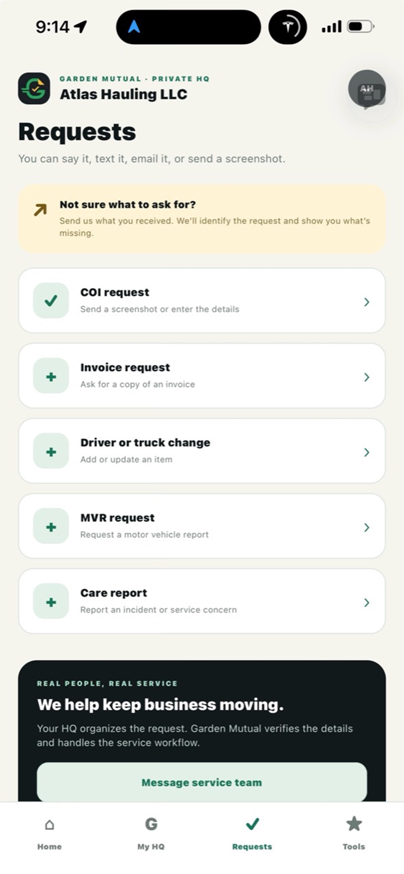 Screenshot 2 of Garden Mutual HQ