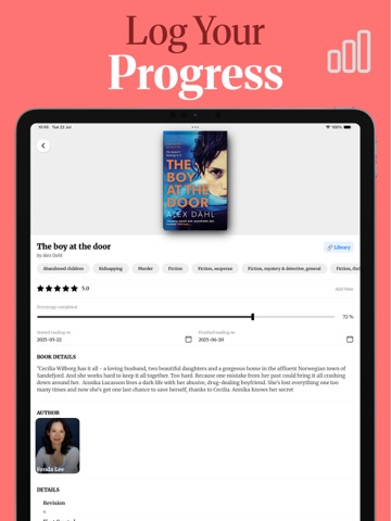 Book Tracker & Log - ReadList iPad screenshot