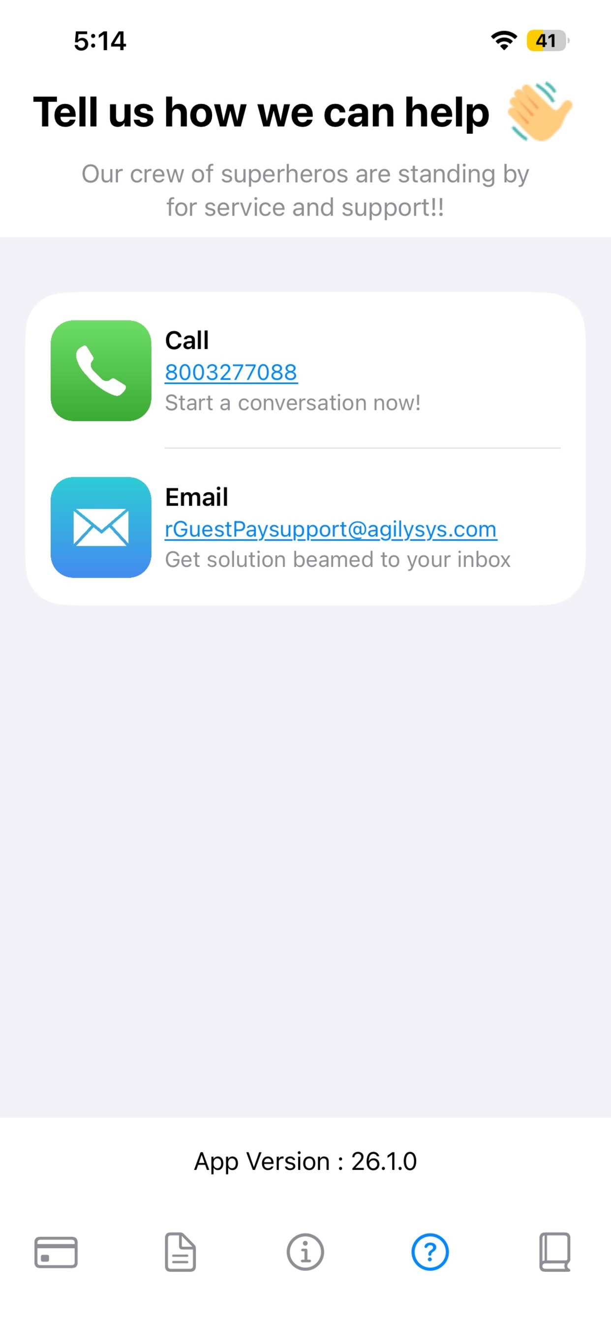 Agilysys Pay Tyro screenshot 4