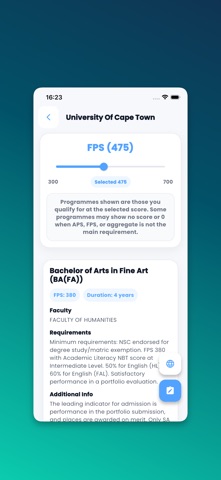 University Qualifications Screenshot 6 of 8