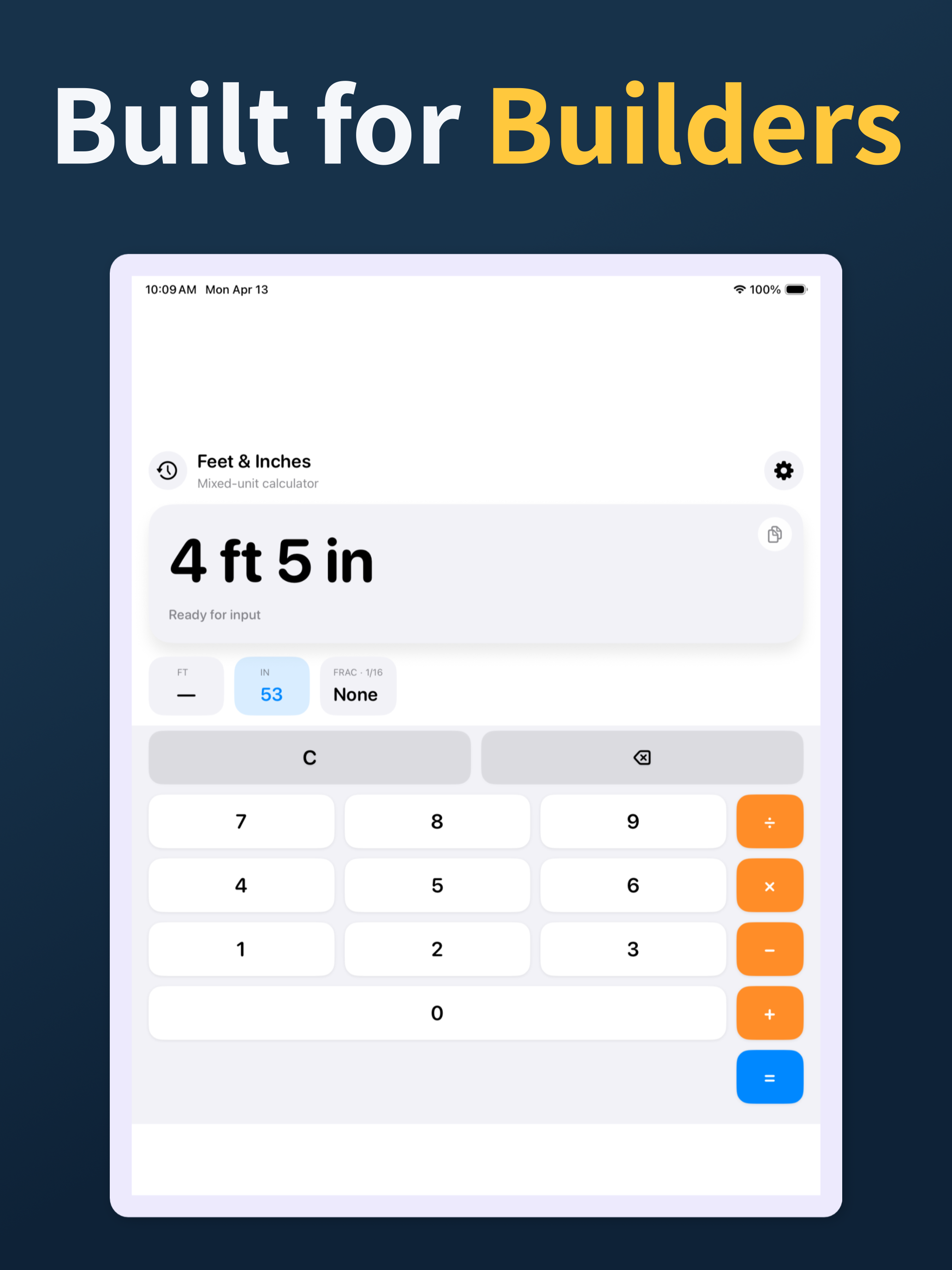Feet Inches Calculator screenshot 12