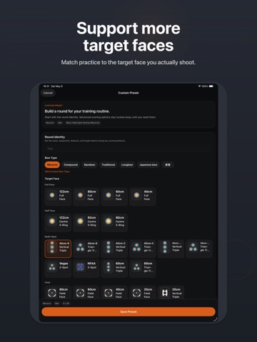 AimTrack Archery Score Tracker iPad screenshot