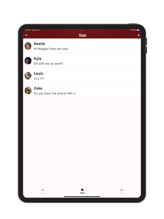 Studdy iPad screenshot 7 - Social Networking app