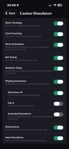Count Dojo - BJ Card Counting screenshot