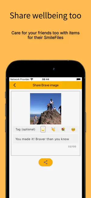 SmileFile: mental wellbeing screenshot 3