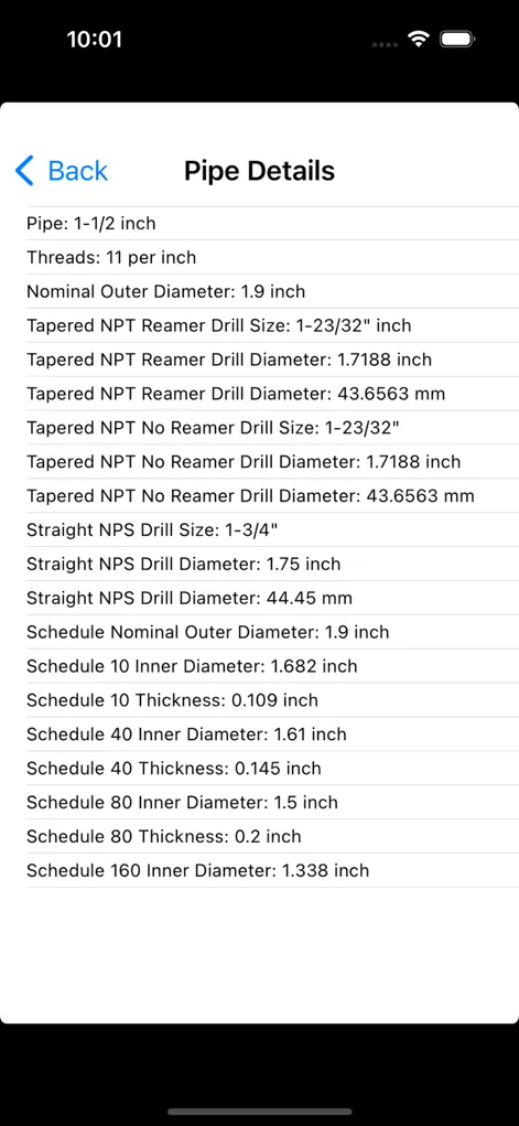 Drill Calc - Utilities App | MWM