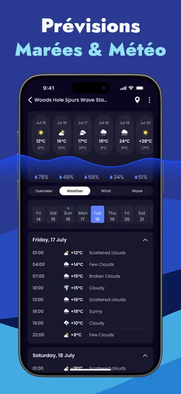 NOAA Météo Marine & Prévisions screenshot 3 of 6