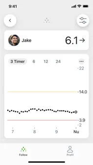 Dexcom Follow iphone bilder 1