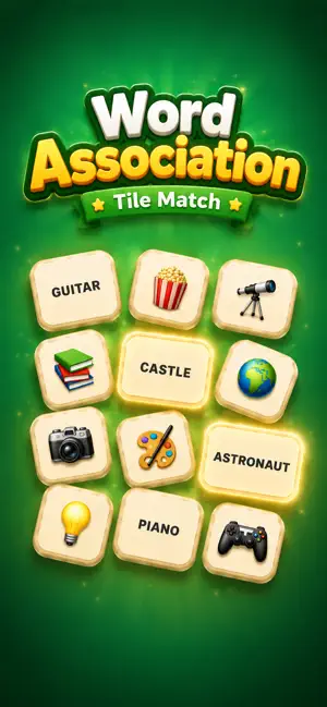 Word Association Tile Match screenshot 1