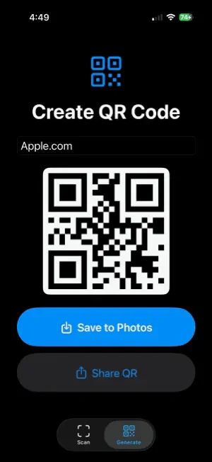 Scan QR from Image screenshot 3