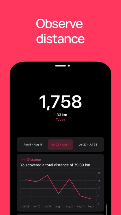 Steps - minimalist tracker