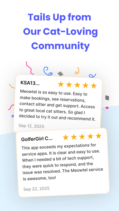 Meowtel: In-Home Cat Sitting iPhone screenshot 7 - Travel app