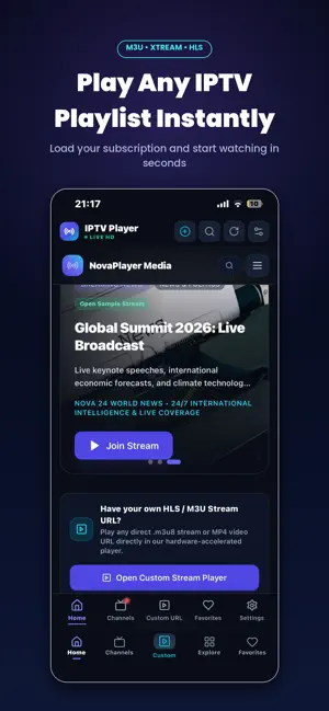 IPTV Player: M3U & Live HLS screenshot 2