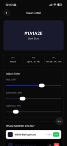 Colour Palette Generator screenshot