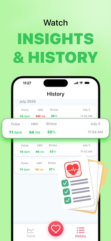 Heart Edge: Heart Rate Monitor iPhone screenshot