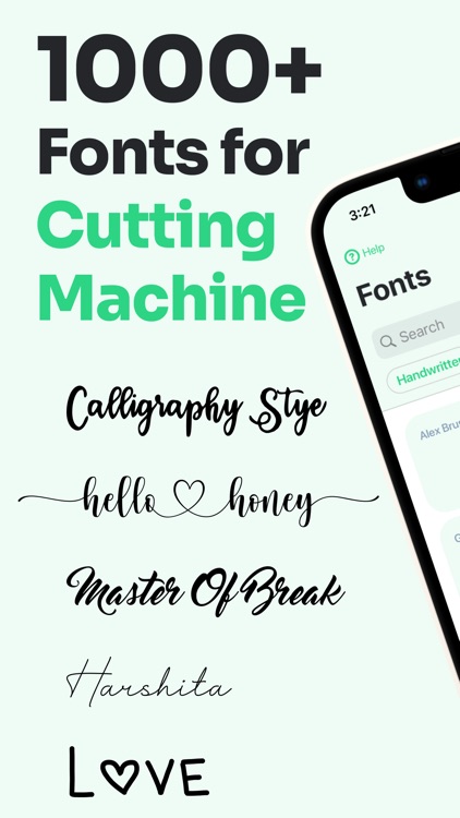 Fonts for Cutting Machine