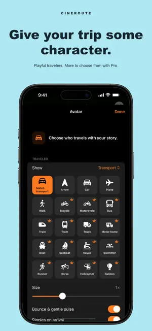 Travel Map Animator Cine Route screenshot 4