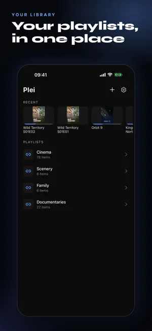 Plei – Playlist Player screenshot 1