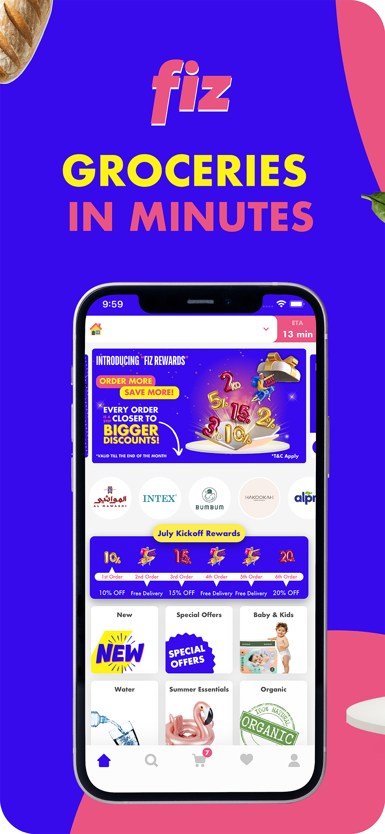 Fiz - Groceries In Minutes