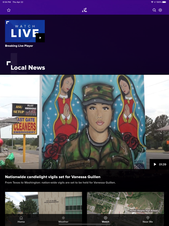 Central Texas News from KCEN 6 iPad screenshot