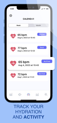 Heart Rate & Health Monitorのおすすめ画像4