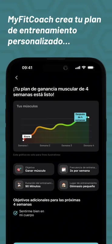 MyFitCoach: Plan Entrenamiento screenshot 6 of 9