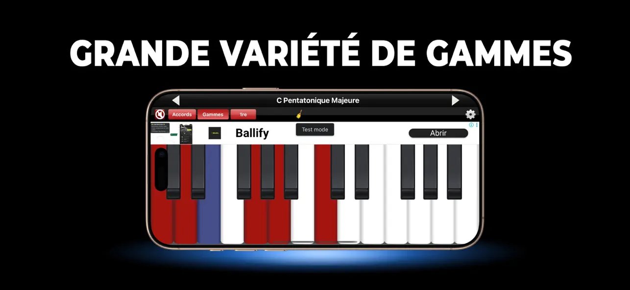 Screenshot #3 pour Piano Accords & Gammes Lite