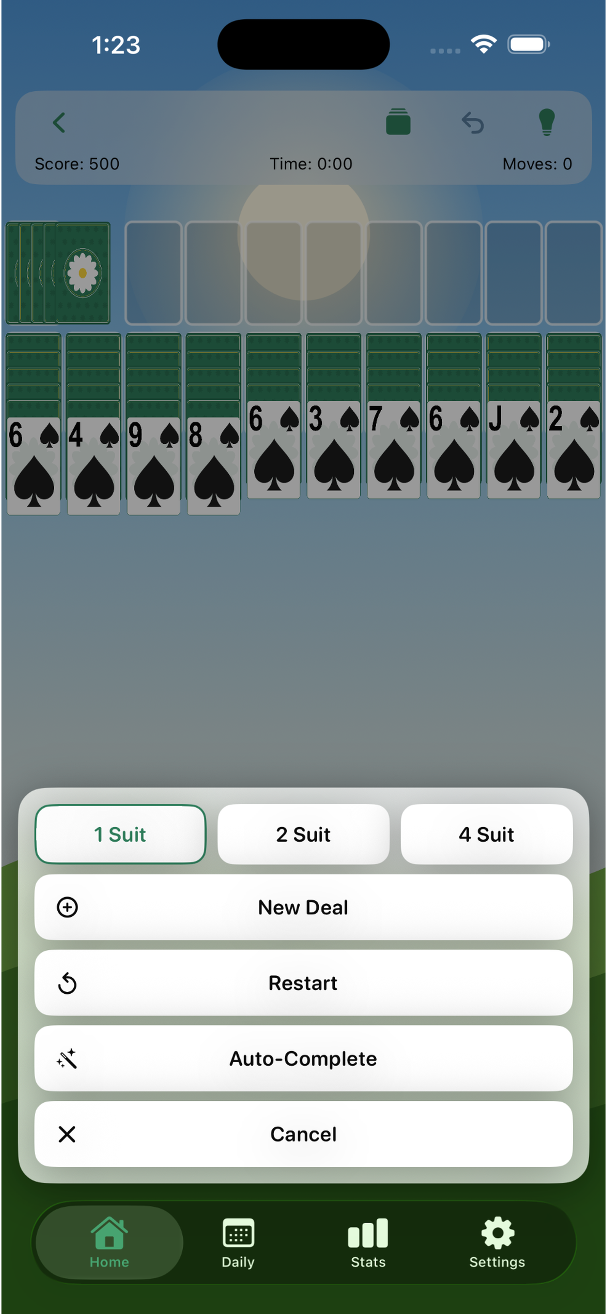 Daisy Garden FreeCell screenshot 4