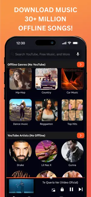 Music Downloader / MP3 Player iPhone screenshot 4