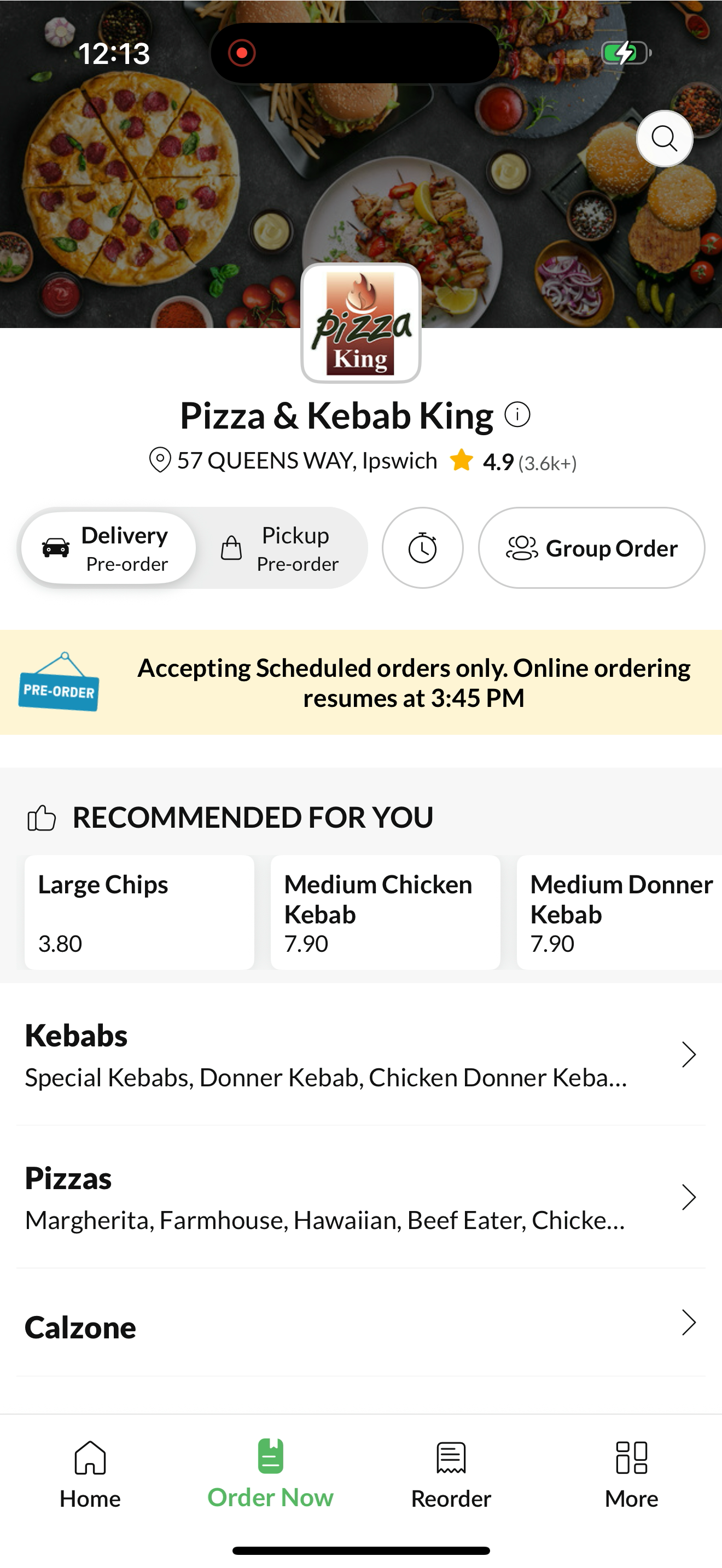 Pizza & Kebab King screenshot 3