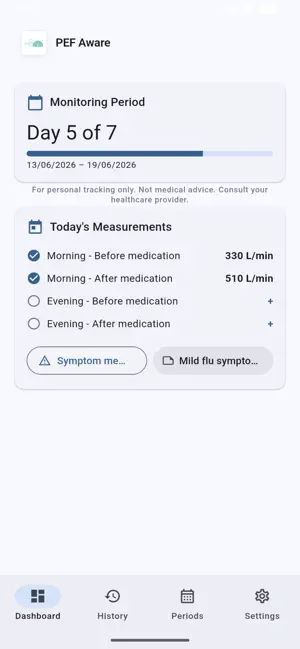 PEF Aware screenshot 1