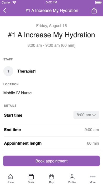 Mobile IV Nurse Screenshot