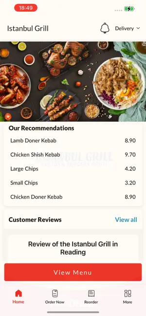 Istanbul Grill Reading screenshot 2