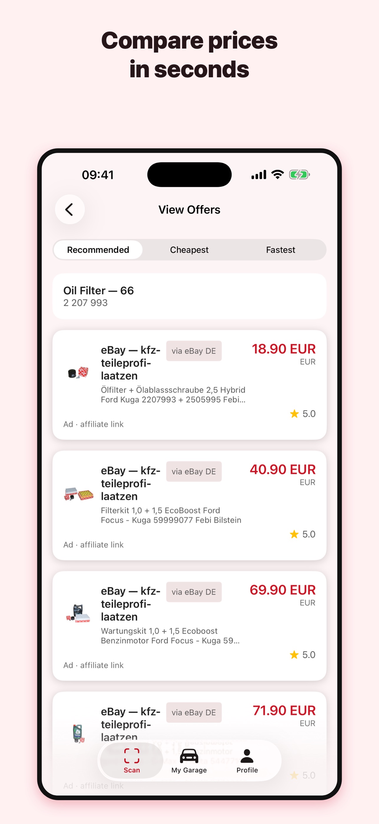 Screenshot 2 of ZomPart: Car Parts Finder