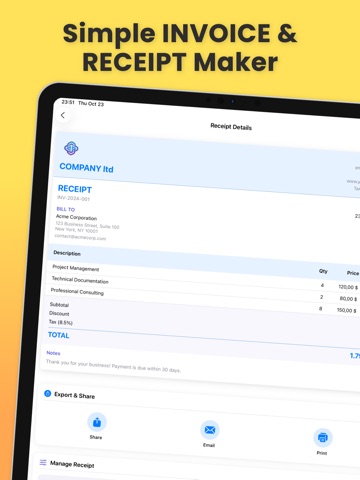 2Go - Invoice Maker & Estimate