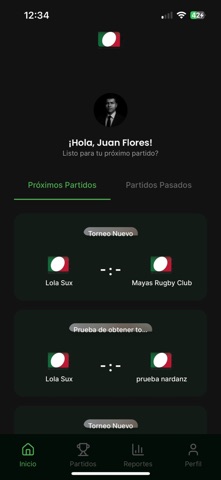 Rugby México screenshot