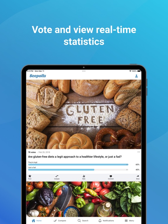 Seepolls iPad screenshot 2 - Education app