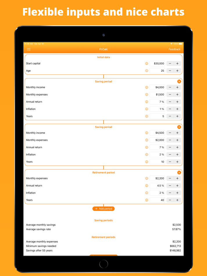 #2. FFCalc - Retirement Calculator (iOS) 由: Voglhuber