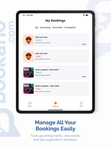 Bookarlo iPad screenshot