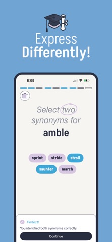 Articulate: Vocabulary Mastery iPhone screenshot