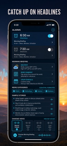 Talking Alarm Clock Wake Up Screenshot 6 of 10