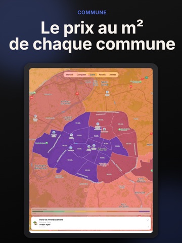 ImmoLive: Prix m² Immobilier iPad screenshot