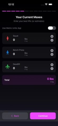 MyLiftingCoach screenshot