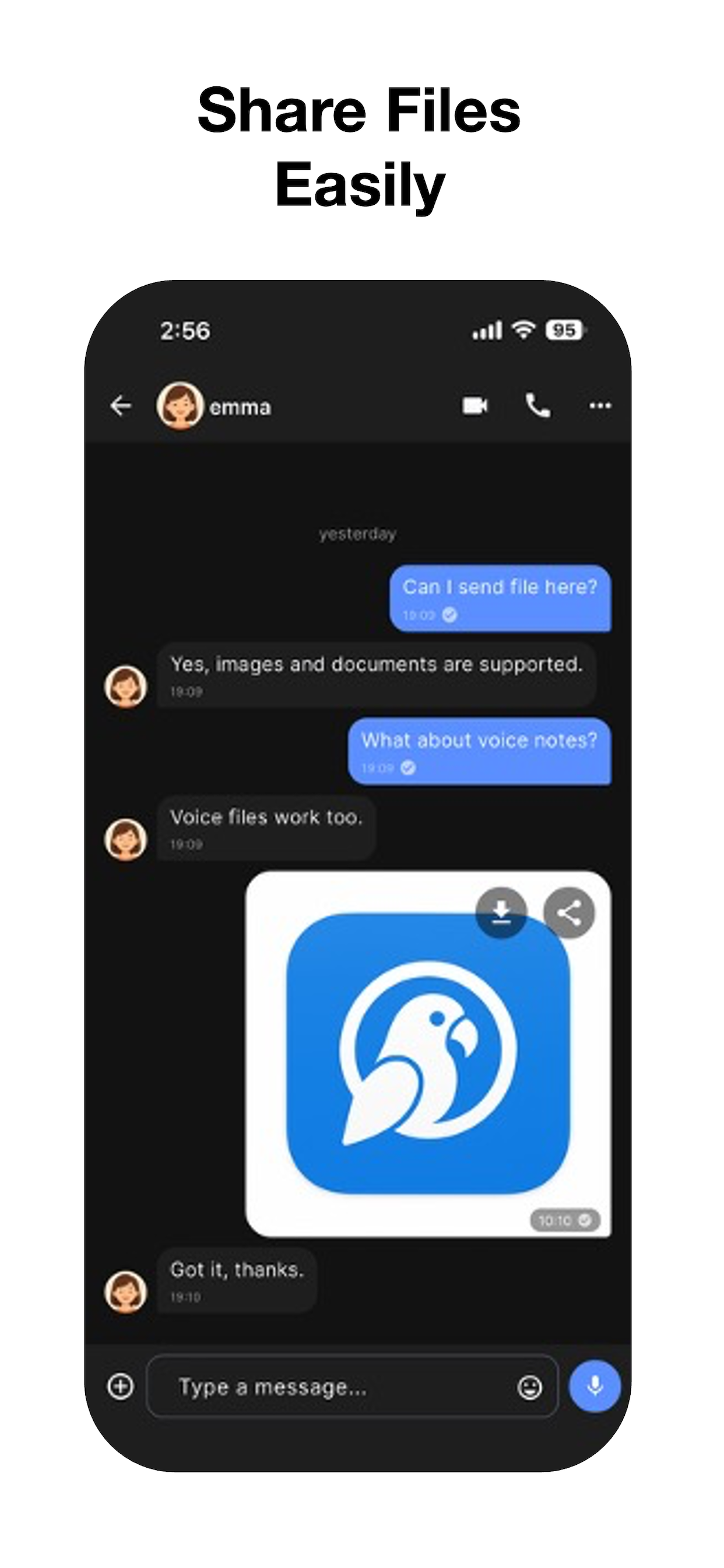 Parrot Chat Messenger screenshot 4