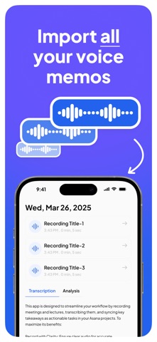 VoiceTap™ iPhone screenshot